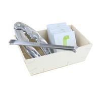 Mali's KITCRU_S1, Set dégustation homard, assortiment d’ustensiles homard et crustacés comprenant 1 pince à homard, 6 curettes, 6 rince-doigts, en coffret cadeau bourriche