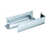 Mallard Ferrière Pâte en Croûte Charnieres Rectangulaire Argenté 25 cm x 6,5 cm Baking Pan