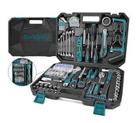 Mallette à Outils 257 Pièces Caisse à Outil Complete - Sundpey Boite a Outils Portable Marteau Pinces Tournevis ouille Ruban Mesurer Kits d'Outils Réparation Combiné