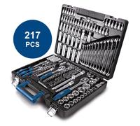 Scheppach - Coffret d'outils Atelier Mobile TB217 - 217 pièces, douilles Chrome‑Vanadium