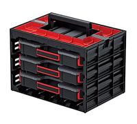 Kistenberg Mallette TAGER CASE – 3 organisateurs, poignée confortable – 415x290x290 mm, noir