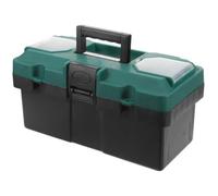 Mallette à Outils Boîte Multiusage Noire Portable en Plastique 14 Pouces | Organisateur D'outils, Conteneur de Rangement, Usage Électrique et Mobile