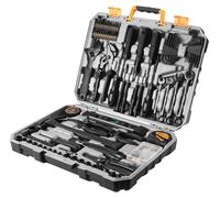 Mallette à outils complète, 178 pièces, outils manuels universels pour la maison, l'atelier et les travaux de bricolage