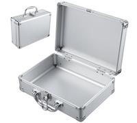 Mallette à Outils en Alliage D'aluminium Argenté, Merci Enseignants | Cash et Instruments, Cadre Renforcé, Boîtier Rigide Léger, Transport Fréquent, Protection Fiable