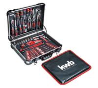 mallette à outils kwb, y compris jeu d'outils, 80 pièces, remplie, robuste