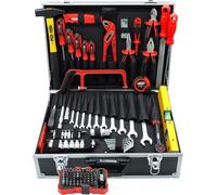 Mallette à outils en aluminium, modèle 755-57, équipée d'outils de haute qualité, ensemble complet, remplie, idéale pour la maison, le garage ou l'atelier
