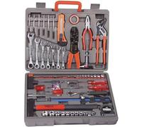 Mallette à outils - Ensemble d'outils manuels - Pour travaux de bricolage à domicile - Assortiment de 555 pièces - Dimensions : 40 x 30 x 9 cm - Multicolore