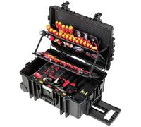 Wiha Set d'outils pour électricien Competence XXL II – 115 pièces, chariot intégré