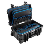 Mallette à outils Jumbo 6600, 26,4 litres, en polypropylène, dimensions 550 x 350 x 225 mm, couleur noire