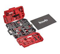 Mallette à outils - KWB - kwb 370630 - 125 pièces - Robuste - Rouge