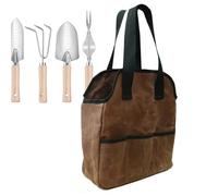 Mallette À Outils Organisateur en Coton Ciré 450 g Grande Capacité de | Poches de Rangement pour les Hommes, Pères, Ateliers, Fleuristes, Camions, Voitures, Motos, Projets, Clés, Menuise