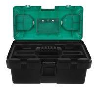 Mallette à Outils Portable Noire en Plastique, Organisateur Spacieux | Boîte de Rangement Pratique, Usage Maison et Déplacement, Format 14 Pouces
