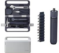Mallette à outils, remplie, 18 pièces, ensemble d'outils, petite boîte à outils, ensemble d'outils universel, pour