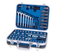 Coffret à outils Scheppach TB170 rempli 135 pces | Caisse à outils remplie | Acier au chrome-vanadium | Clés hexagonales, adaptateurs de noix, jeux d'embouts