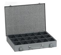 Mallette à petites pièces EuroPlus Metall 34/18, gris