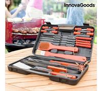Mallette à ustensiles de cuisine pour barbecue (18 pièces) - Accessoires pour BBQ