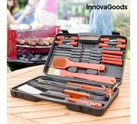 Mallette à ustensiles de cuisine pour barbecue (18 pièces) - Accessoires pour BBQ