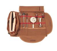 Mallette Barman avec Accessoires de Bar Couleur Cuivre, Sacoche de Rangement pour Matériel de Bar Set Kit Cocktail Portable Voyage Mixologie (4 Couleurs Disponibles)