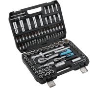 Cecotec Boîte à outils Macgyver KRK 4200 — 108 pièces, 2 cliquets 72 dents, douilles CR-V — Argent