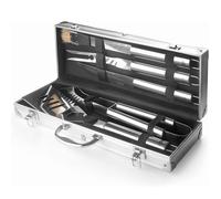 Mallette de 5 ustensiles barbecue Lacor en inox