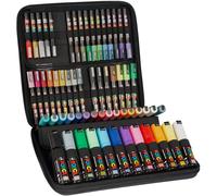 Mallette de 60 feutres Posca PC1MC PC3M PC5M PC8K assortiment