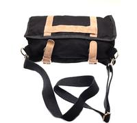 Mallette de Bar Sac Mixologie Barman Sacoche de Rangement Canvas pour Matériel de Bar, Malette Vide sans Accessoires, Set Kit Cocktail Portable Voyage Mixologie Plusieurs Compartiments (Noir)