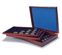 Mallette de présentation VOLTERRA TRIO de luxe, pour pièces de monnaie de diamètre 30 à 48 mm