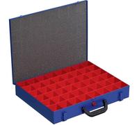 Allit Mallette en métal M 44H-48 - 48 casiers, étanche, bleu