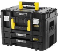 Mallette de Rangement Modulaire Stanley Fatmax PRO-STACK FMST1-71981, Kit 2 Mallettes, 21.5L, 2 Tiroirs
