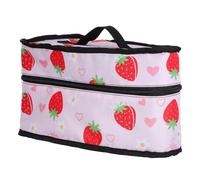Mallette de Rangement pour Fer à Vapeur Portable, Légère, 12x7x7 Pouces | Polyester Résistant, Poignée et Fermeture Zippée, Compartiments Intérieurs, pour Maison et Voyage