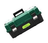 Mallette de rangement pour organisateurs d ' outils de service avec couvercle verrouillable, poignée ergonomique et confortable et compartiments superposés, solution de rangement pour atelier