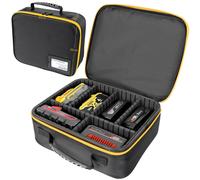Mallette de rangement pour outils, dimensions 30x26x10 cm, en plastique rigide, avec séparateurs