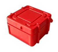 Mallette de rangement pour pièces d ' atelier, Red | Boîte de rangement couverte empilable pour vis de réparation à domicile, écrous, besoins d ' assortiment de ressorts