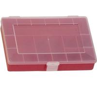 Mallette de rangement séparations fixes Hünersdorff 608100 (L x l x H) 250 x 180 x 45 mm Nombre de compartiments: 8 1 pc(s)