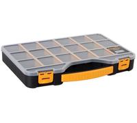 Mallette de rangement Velleman OMR18 (L x l x H) 415 x 286 x 61 mm Nombre de compartiments: 18 1 pc(s)