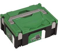 Mallette de transport avec inserts en mousse, empilable, 295 x 395 x 158 mm, vert-noir