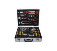 Mallette d'outils - KRAFTMANN - 2204 - 129 pièces - Aluminium verrouillable - Fond repliable