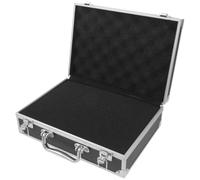 Mallette en Alliage D'aluminium Noire, Coffret Outil Vide Portable | Doublure en Mousse, Transport Facile, Usage Bureau et Quotidien, Présent Rentrée