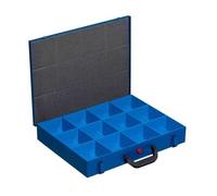 Mallette en métal pour quincaillerie 12 Compartiments M 44H-12 Allit