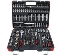 MALLETTE JEU DE DOUILLES, OUTILLAGE A MAIN 172 PIECES BGS DIY