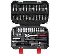 MALLETTE JEU DE DOUILLES, OUTILLAGE A MAIN 46 PIECES BGS DIY