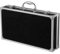 Mallette médicale de sécurité pour hommes - mallette de maquillage portable en aluminium avec une longue poignée