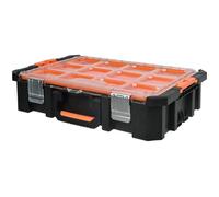 Mallette organiseur - TOOD - 12 godets amovibles - Couvercle transparent - 53x37x13 cm