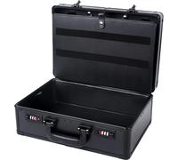 Mallette pour coiffeurs - Mallette de voyage/mallette de styliste - CuirPolyuréthane- Portable - Pour outils de salon et de barbier - Rangement - Noir
