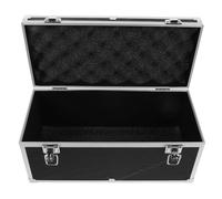 Mallette Rigide en Alliage D’Aluminium avec Poignée, Noir | Étui de Transport 32,5x15x15cm, Latches Métalliques, Design Étanche, pour Matériel Audio et Instruments