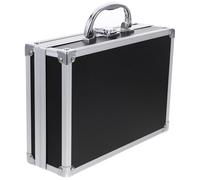 Mallette Verrouillable en Aluminium Alliage, Boîte de Rangement Noire