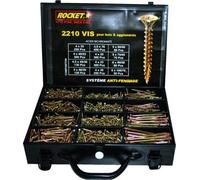 Mallette Vynex Vis Rocket Pozi Assortiment Complet De 2210 Vis Rocket - Vynex