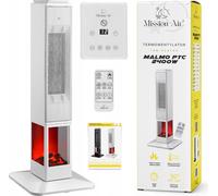 MALMO 2400 W radiateur soufflant à colonne blanc
