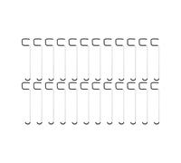 MALSSE Lot de 24 pinces réglables en métal robuste de 17,8 cm avec couverture lisse pour branches délicates