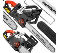 Tronçonneuse électrique MalTec 3550W Tronçonneuse 40 cm de longueur de coupe 230 V lubrification automatique de la chaîne Tronçonneuse à bois Tronçonneuse pour arbres Frein de sécurité